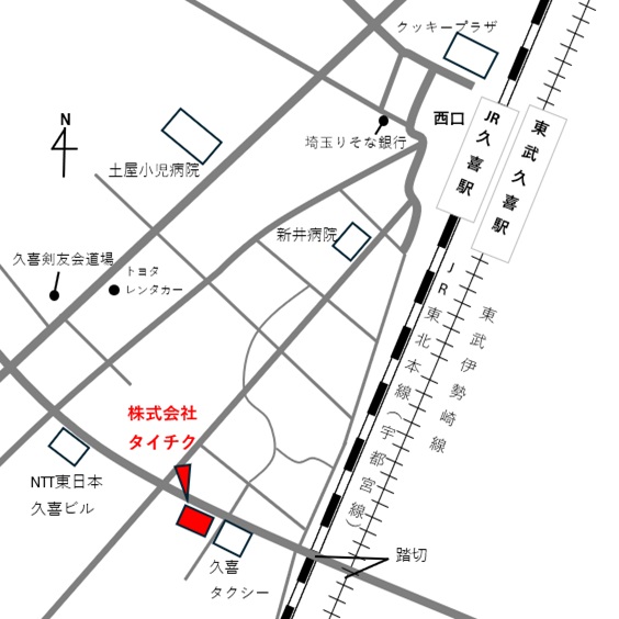 関東営業所地図